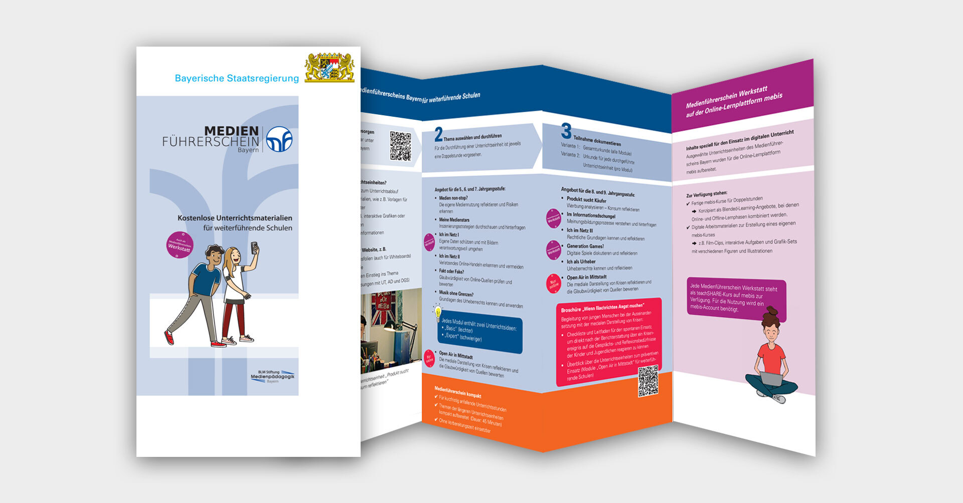 Vorschaubild Flyer Medienführerschein Weiterführende Schulen